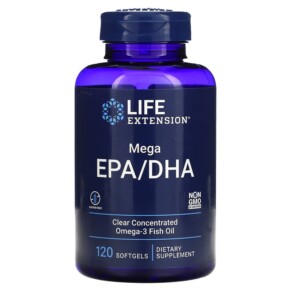 Thực phẩm chức năng Life Extension Mega EPA/DHA 120 Softgels 737870193715