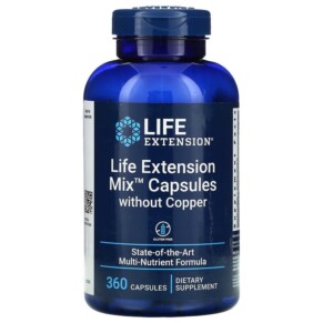 Thực phẩm chức năng Life Extension Mix Capsules without Copper 360 Capsules 737870236436