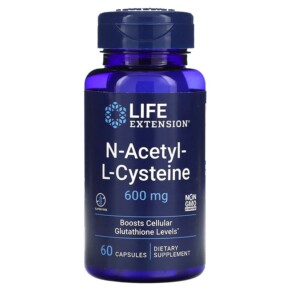 Thực phẩm chức năng Life Extension N-Acetyl-L-Cysteine 600 mg 60 Capsules 737870154365