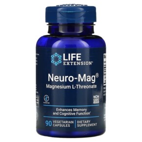 Thực phẩm chức năng Life Extension Neuro-Mag Magnesium L-Threonate 90 Vegetarian Capsules 737870160397