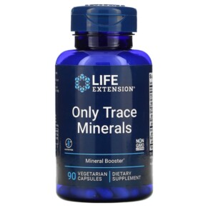 Thực phẩm chức năng Life Extension Only Trace Minerals 90 Vegetarian Capsules 737870132899