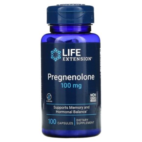 Thực phẩm chức năng Life Extension Pregnenolone 100 mg 100 Capsules 737870700104