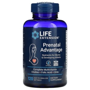 Thực phẩm chức năng Life Extension Prenatal Advantage 120 Easy-To-Swallow Softgels 737870231912