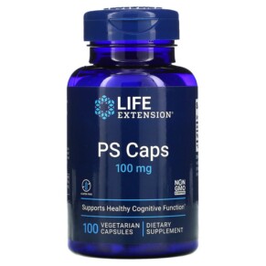 Thực phẩm chức năng Life Extension PS Caps 100 mg 100 Vegetarian Capsules 737870167617