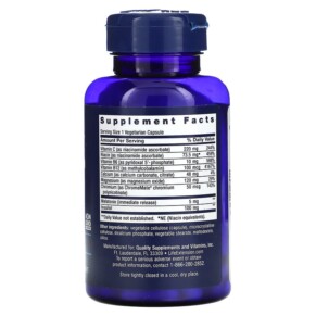 Thành phần vi chất của Life Extension Quiet Sleep Melatonin 5 mg 60 Vegetarian Capsules 737870144564