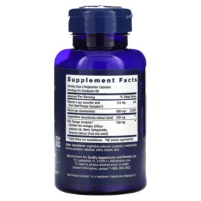 Thành phần vi chất của Life Extension Shade Factor 120 Vegetarian Capsules 737870193814