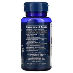 Thành phần vi chất của Life Extension SOD Booster 30 Vegetarian Capsules 737870236139