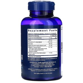 Thành phần vi chất của Life Extension Super Miraforte with Standardized Lignans 120 Vegetarian Capsules 737870194019