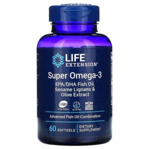 Thực phẩm chức năng Life Extension Super Omega-3 60 Softgels 737870198369