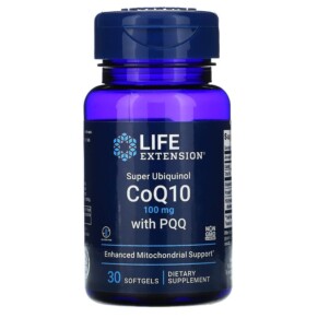 Thực phẩm chức năng Life Extension Super Ubiquinol CoQ10 100 mg PQQ 10 mg 30 Softgels 737870173335
