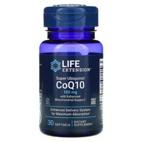 Thực phẩm chức năng Life Extension Super Ubiquinol CoQ10 with Enhanced Mitochondrial Support 100 mg 30 Softgels 737870143734