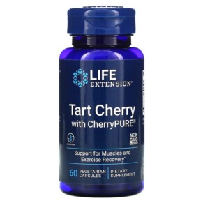 Thực phẩm chức năng Life Extension Tart Cherry with CherryPURE 60 Vegetarian Capsules 737870202363