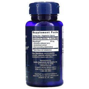 Thành phần vi chất của Life Extension Tear Support with MaquiBright Maqui Berry Extract 60 mg 30 Vegetarian Capsules 737870191834