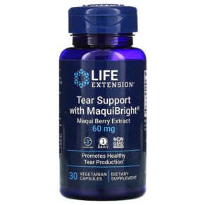 Thực phẩm chức năng Life Extension Tear Support with MaquiBright Maqui Berry Extract 60 mg 30 Vegetarian Capsules 737870191834