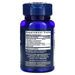 Thành phần vi chất của Life Extension Testosterone Elite 30 Vegetarian Capsules 737870250036