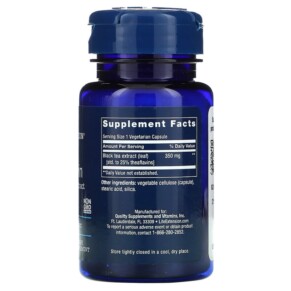 Thành phần vi chất của Life Extension Theaflavin Standardized Extract 30 Vegetarian Capsules 737870130437