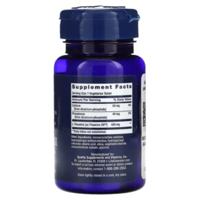 Thành phần vi chất của Life Extension Theanine XR Stress Relief 30 Vegetarian Tablets 737870242932