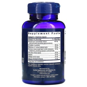 Thành phần vi chất của Life Extension Triple Action Cruciferous Vegetable Extract 60 Vegetarian Capsules 737870146865