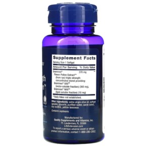 Thành phần vi chất của Life Extension Triple Strength ProstaPollen 30 Softgels 737870190936