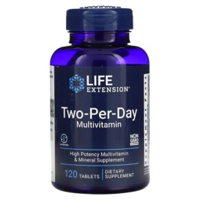 Thực phẩm chức năng Life Extension Two-Per-Day Multivitamin 120 Tablets 737870231516
