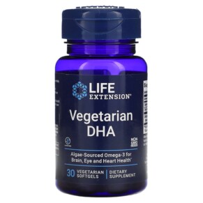 Thực phẩm chức năng Life Extension Vegetarian DHA 30 Vegetarian Softgels 737870164036