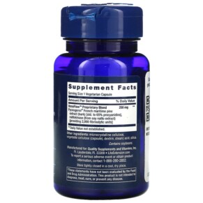 Thành phần vi chất của Life Extension VenoFlow 30 Vegetarian Capsules 737870210238