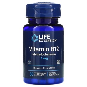 Thực phẩm chức năng Life Extension Vitamin B12 Methylcobalamin 1 mg 60 Vegetarian Lozenges 737870153665