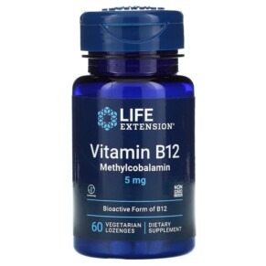 Thực phẩm chức năng Life Extension Vitamin B12 Methylcobalamin 5 mg 60 Vegetarian Lozenges 737870153764