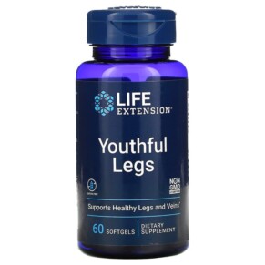 Thực phẩm chức năng Life Extension Youthful Legs 60 Softgels 737870225263
