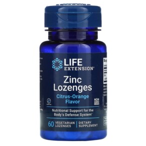 Thực phẩm chức năng Life Extension Zinc Lozenges Citrus-Orange 60 Vegetarian Lozenges 737870156161