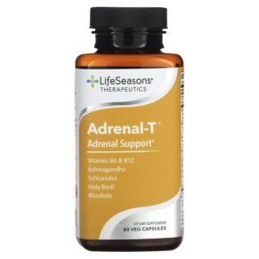 Thực phẩm chức năng LifeSeasons Adrenal-T Adrenal Support 60 Veg Capsules 853760002209