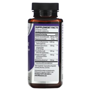 Thành phần vi chất của LifeSeasons Breathe-X Allergy & Sinus Support 90 Veg Capsules 853760002070