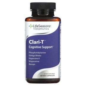 Thực phẩm chức năng LifeSeasons Clari-T Cognitive Support 60 Veg Capsules 853760002094