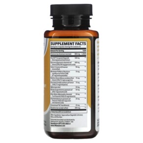 Thành phần vi chất của LifeSeasons Glucose Stabili-T Blood Sugar Support 90 Veg Capsules 853760002087