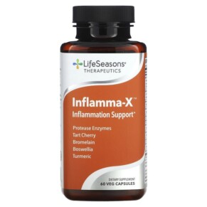 Thực phẩm chức năng LifeSeasons Inflamma-X Inflammation Support 60 Veg Capsules 853760002629
