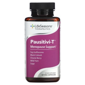 Thực phẩm chức năng LifeSeasons Pausitivi-T Menopause Support 60 Veg Capsules 853760002148