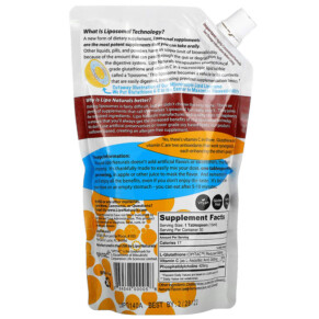 Thành phần vi chất của Lipo Naturals Liposomal Glutathione Antioxidant Complex 15 oz (443 ml) 864548000058