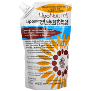 Thực phẩm chức năng Lipo Naturals Liposomal Glutathione Antioxidant Complex 15 oz (443 ml) 864548000058