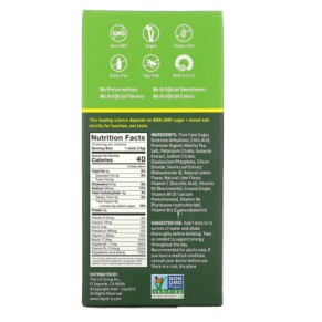 Thành phần vi chất của Liquid I.V. Energy Multiplier Supercharged Energy Drink Mix Lemon Ginger 10 Stick Packs 0.56 oz (16 g) Each 851741008790