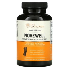 Thực phẩm chức năng Live Conscious MoveWell 120 Capsules 850008273032