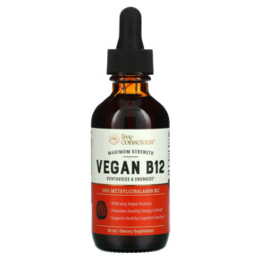 Thực phẩm chức năng Live Conscious Vegan B12 Maximum Strength 60 mL 850008273155