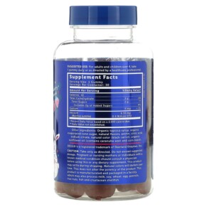 Thành phần vi chất của LoveBug Probiotics Kids Probiotics Tummy Gummies Strawberry 2.5 Billion CFU 30 Gummies 850002716511