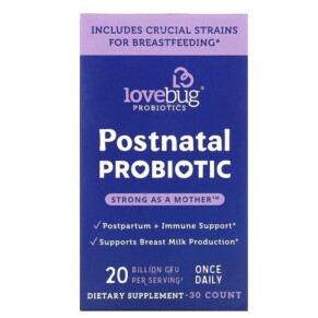 Thực phẩm chức năng LoveBug Probiotics Postnatal Probiotic 20 Billion CFU 30 Count 864377000168