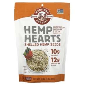 Thực phẩm chức năng Manitoba Harvest Hemp Hearts Shelled Hemp Seeds Delicious Nutty Flavor 16 oz (454 g) 697658201219