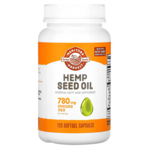 Thực phẩm chức năng Manitoba Harvest Hemp Seed Oil 120 Softgel Capsules 697658101151