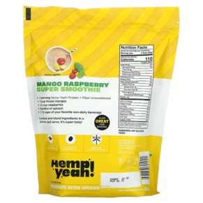 Thành phần vi chất của Manitoba Harvest Hemp Yeah! Unsweetened 32 oz (907 g) 697658691041