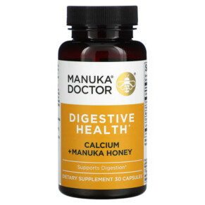 Thực phẩm chức năng Manuka Doctor Digestive Health Calcium + Manuka Honey 30 Capsules 810057720413