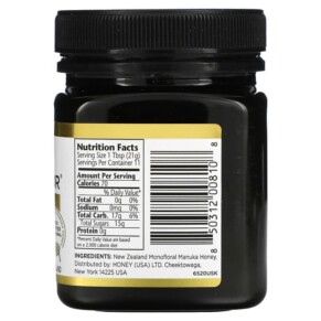 Thành phần vi chất của Manuka Doctor Manuka Honey Monofloral MGO 425+ 8.75 oz (250 g) 850312008108