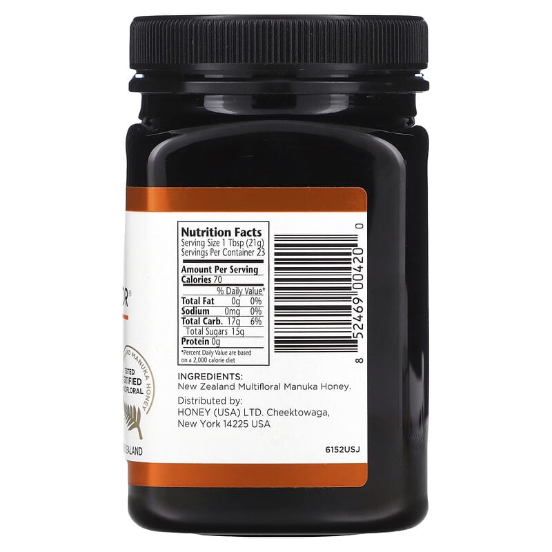 Manuka Doctor Manuka Honey Multifloral MGO 45+ 1.1 lbs (500 g) 2 Thành phần vi chất của Manuka Doctor Manuka Honey Multifloral MGO 45+ 1.1 lbs (500 g) 852469004200