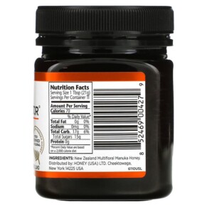 Thành phần vi chất của Manuka Doctor Manuka Honey Multifloral MGO 45+ 8.75 oz (250 g) 852469004279